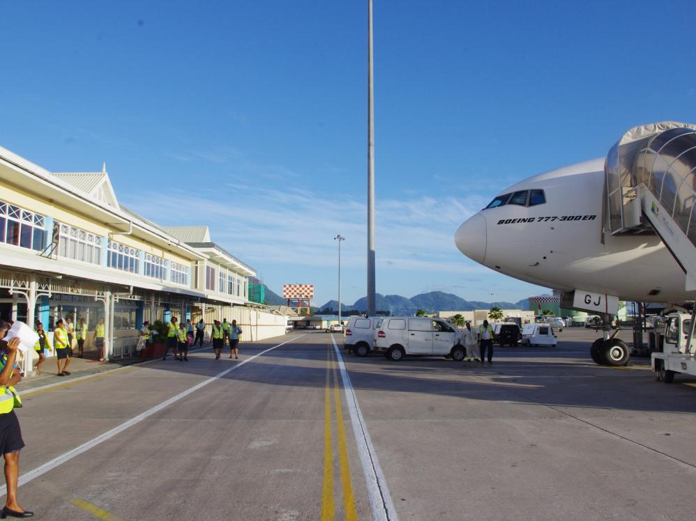 Flughafen auf Mahé