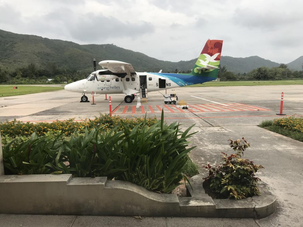 Praslin: volo interno Air Seychelles Praslin-Mahè
