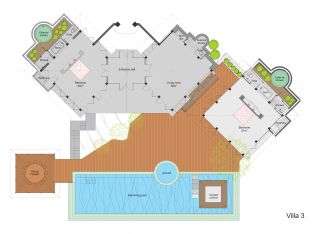 Villa con 2 Camere e piscina privata